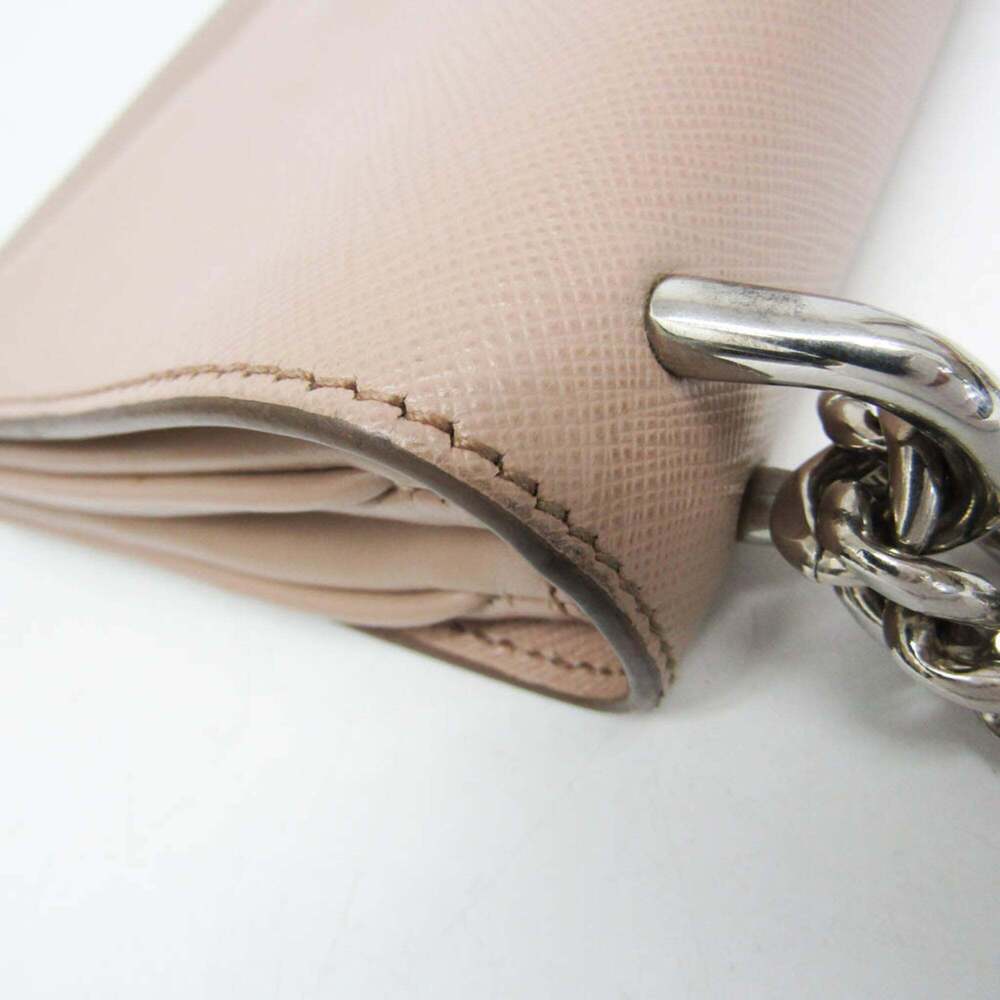 PRADA Cream Leather Saffiano Shoulder Bag - Picture 8 of 16